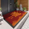 Felpudo Elastic King - Una fuente diaria de prosperidad en Rojo China.
