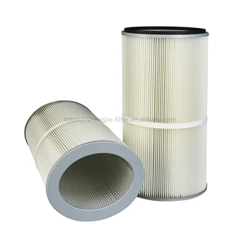 Cylindrical Air Filter Replacement Dust Collector Filter Cartridge Industrial Dust Filter Cartridge