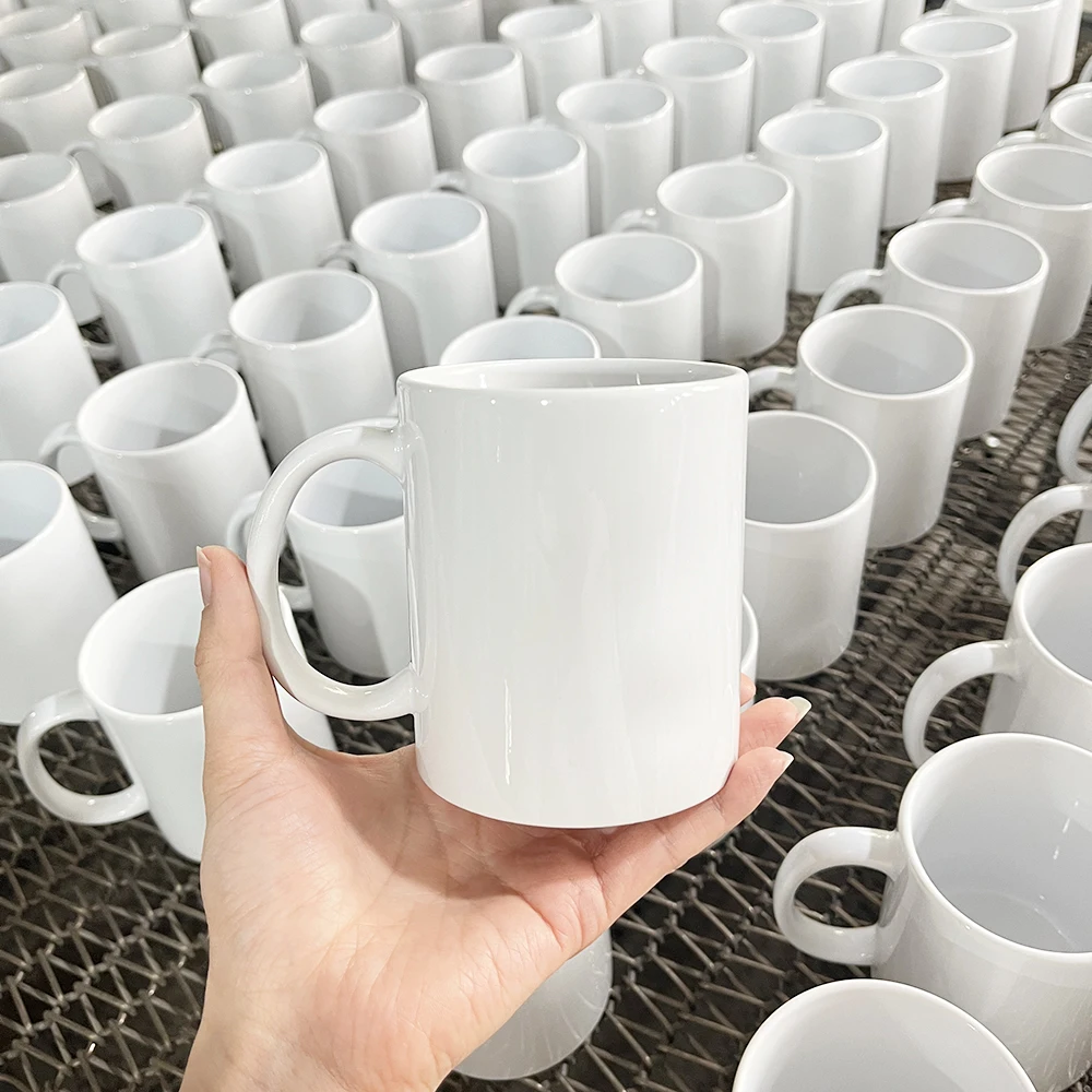 Factory Wholesale 3oz Porcelain Sublimation Blank Coffee Mug Eco-Friendly  Europe Style Giveaways Espresso Cup White Sublimation