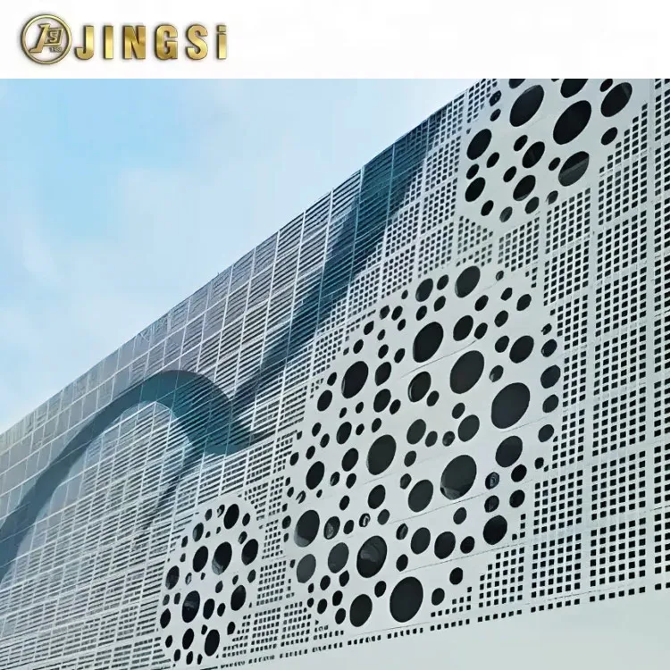 Metal Perforated Plate Screen Aluminum Perforated Metal Panels Cladding Perforated Screen Mesh for Industrial Curtain Walls