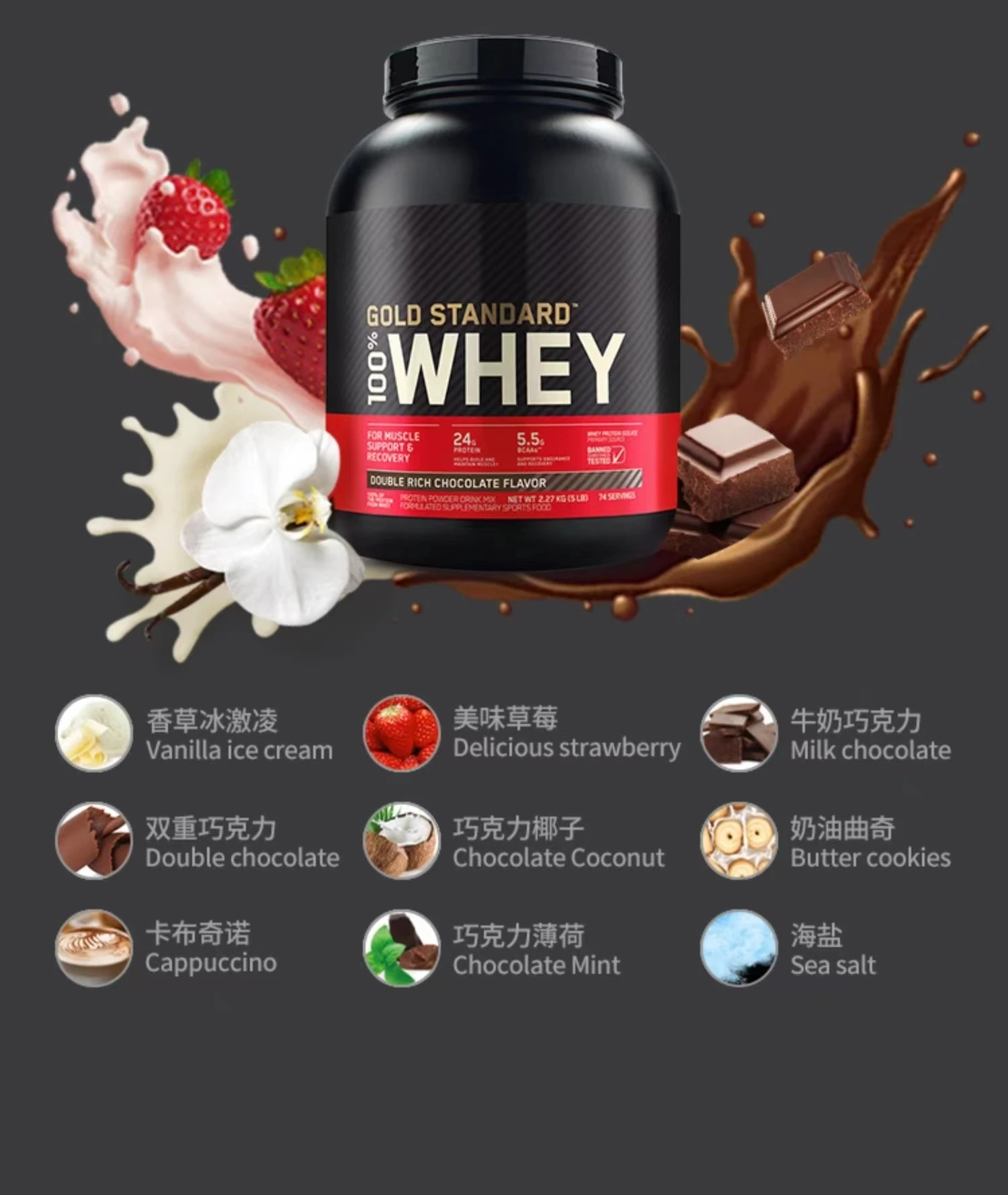 Wholesale Price Custom Whey Protein Powder Increase Muscle Fast Weight