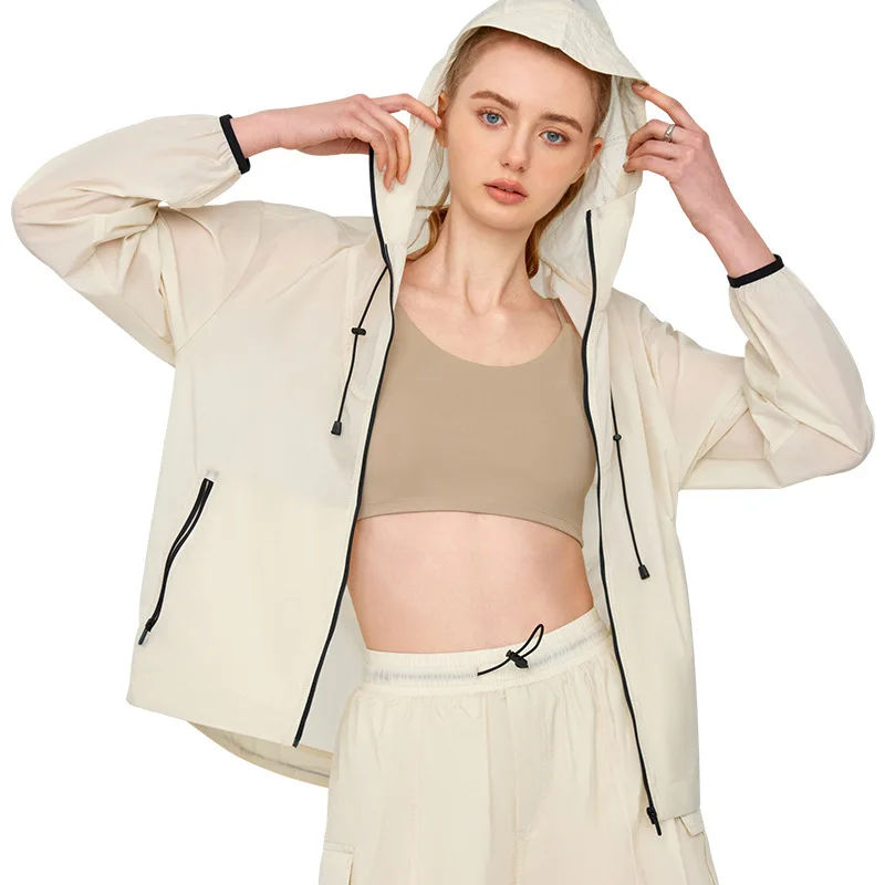 SPF Lightweight Loose Lulu Long Sun protection Clothes With Built