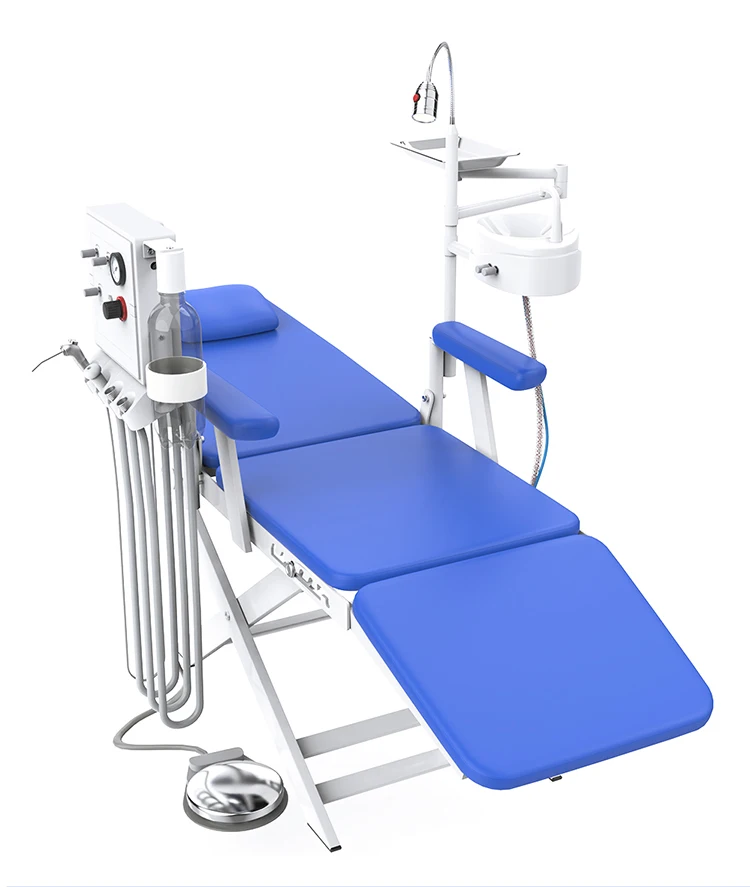 Hot Sale China Dentist Chair Fully Foldable Mobile Dental Chair