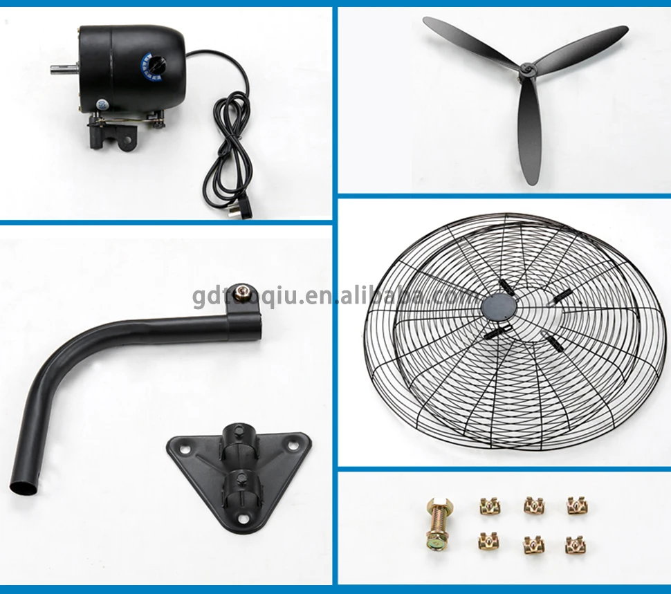 Mount Oscillating Fan, Wall, Electric Power - detail 32