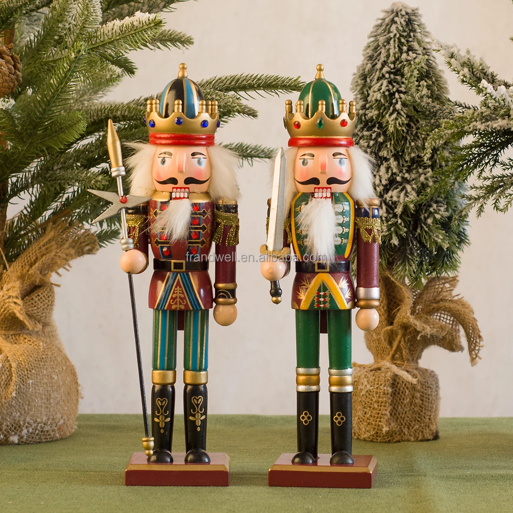 Support Customized Large Life Size Nutcracker Sculpture/fiberglass Nutcracker Soldier Statue