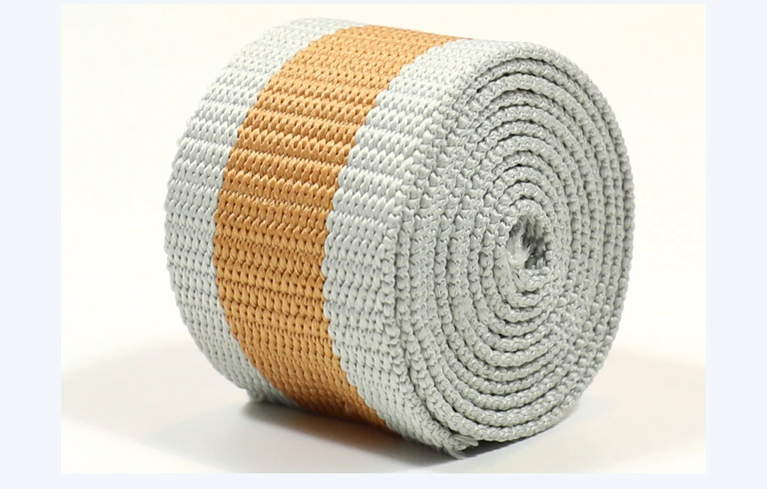 Custom 38mm Durable Jacquard Webbing Strap for Home Textiles Bags Shoes Versatile Bag & Shoe Accessory