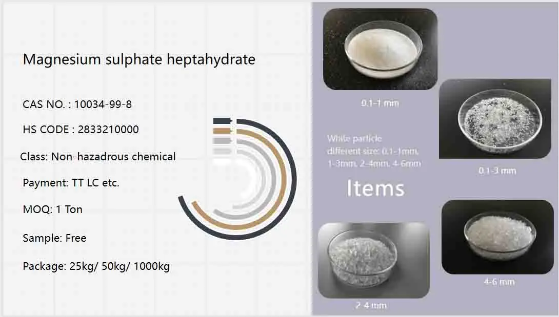 Shop Premium Quality mgso4 Fertilizer Magnesium Sulphate Heptahydrate Manufacturer Magnesium Sulphate Heptahydrate-Detailed Image 2