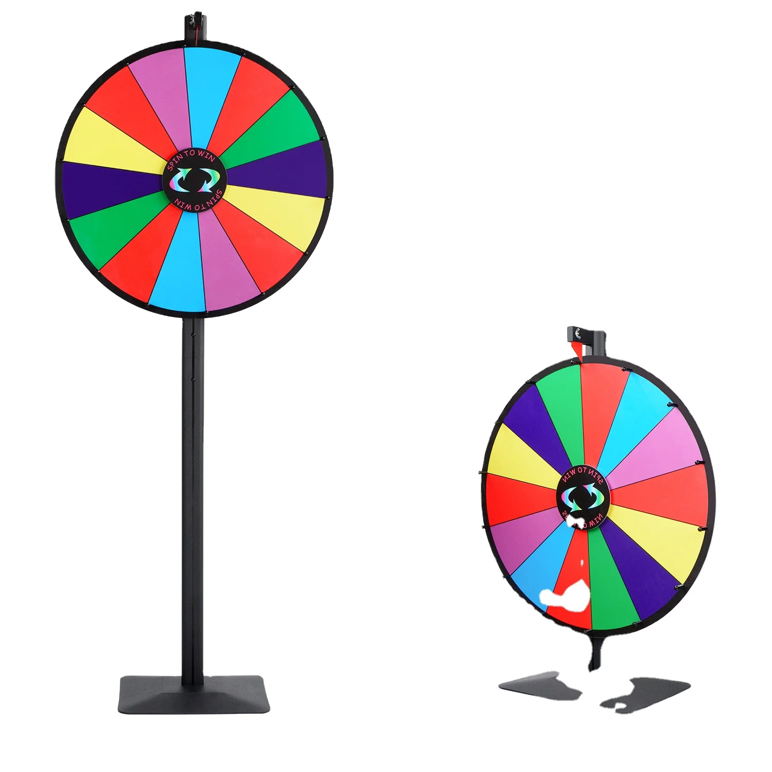 Высококачественное настольное вращающееся призовое колесо напольная стойка для