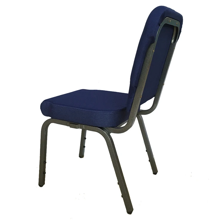 Free Sample Royal Blue Used Church Chairs for Sale Padded Chair for Lectern Church in Kenya