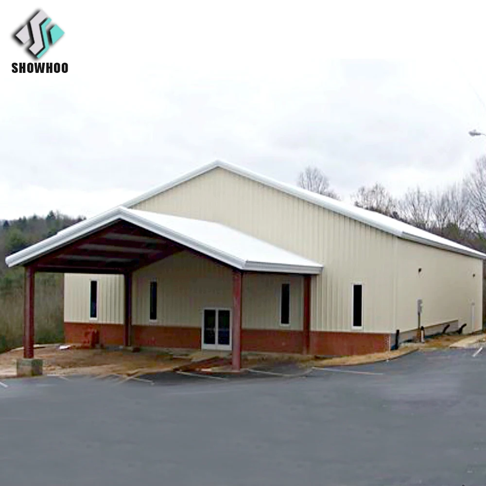 China Manufacture Prefabricated Steel Structure Prefab Church Buildings