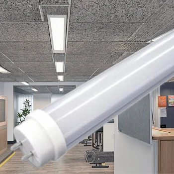 2025 Innovative Energy Saving 9W/18W White T8 Straight LED Tube Glass Body Lamp