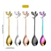 Rose gold - leaf spoon