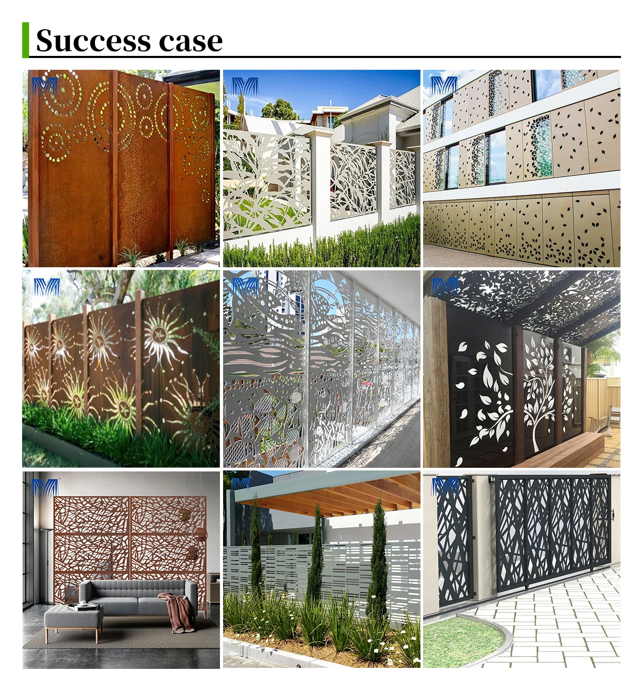 Privacy Fence Aluminum Black No Dig Horizontal Slat Aluminum Fence