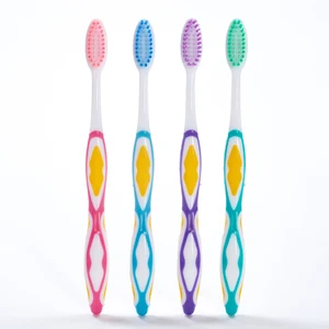 Customized Manual Toothbrush for Adults Soft Bristles Biodegradable Disposable Plastic for Orthodontic Dental Clinic Hotel