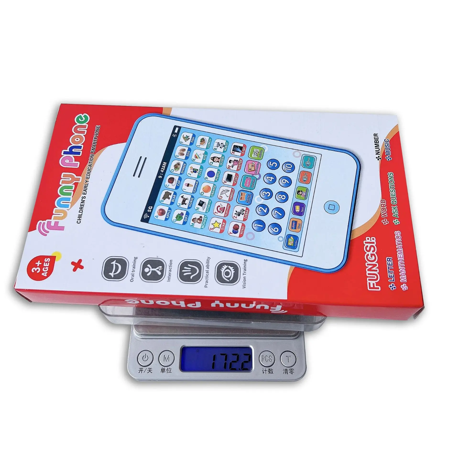 Детский развивающий телефон с сенсорным экраном