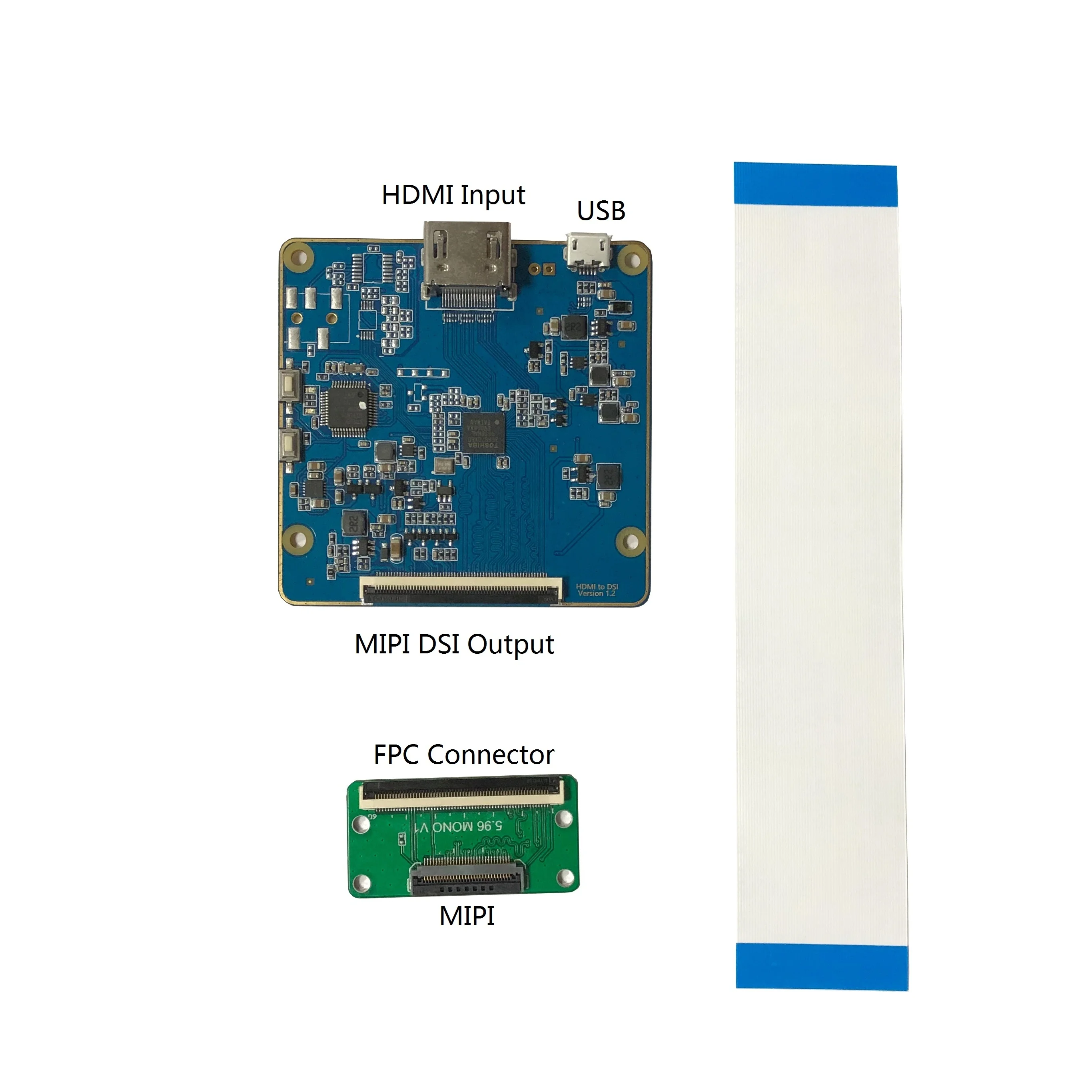 オープンセルMipiカスタムモノクロ液晶TFT 6インチ2Kモノクロ液晶