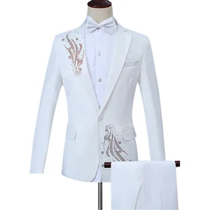Performance Clothes Male Adult New Hot Drill Host Annual Meeting Stage Singer Chorus Men's Dress Suit