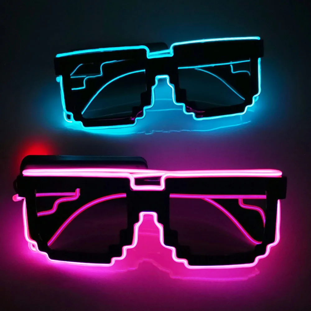 Richshining LED Glowing Sunglasses for Parties