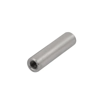 CNC Custom Machined 304 Stainless Steel Multiple Sizes Female Thread Cylindrical Dowel Pin