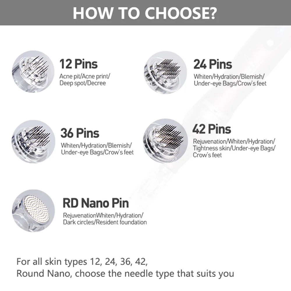 <h3 class="isSelectedEnd"><strong>Replacement needle cartridges designed for the Dr. Pen Ultima A10 microneedling device, available in 12-pin, 24-pin, 36-pin, 42-pin, and Nano-R configurations.</strong></h3> <p class="isSelectedEnd">Choose the cartridge configuration that best matches your treatment technique and coverage requirements. Each cartridge is designed as a replaceable treatment head for the <strong>Dr. Pen Ultima A10</strong>, allowing operators to keep the device ready for different microneedling applications without replacing the complete pen.</p> <p class="isSelectedEnd"><strong>Available Configurations:</strong> 12-Pin · 24-Pin · 36-Pin · 42-Pin · Nano-R</p> <blockquote><strong>Compatibility:</strong> Designed specifically for the Dr. Pen Ultima A10. Always verify the device model and cartridge connection before ordering.</blockquote> Dr. Pen Ultima A10 Replacement Cartridges – 12/24/36/42 Pin & Nano-R