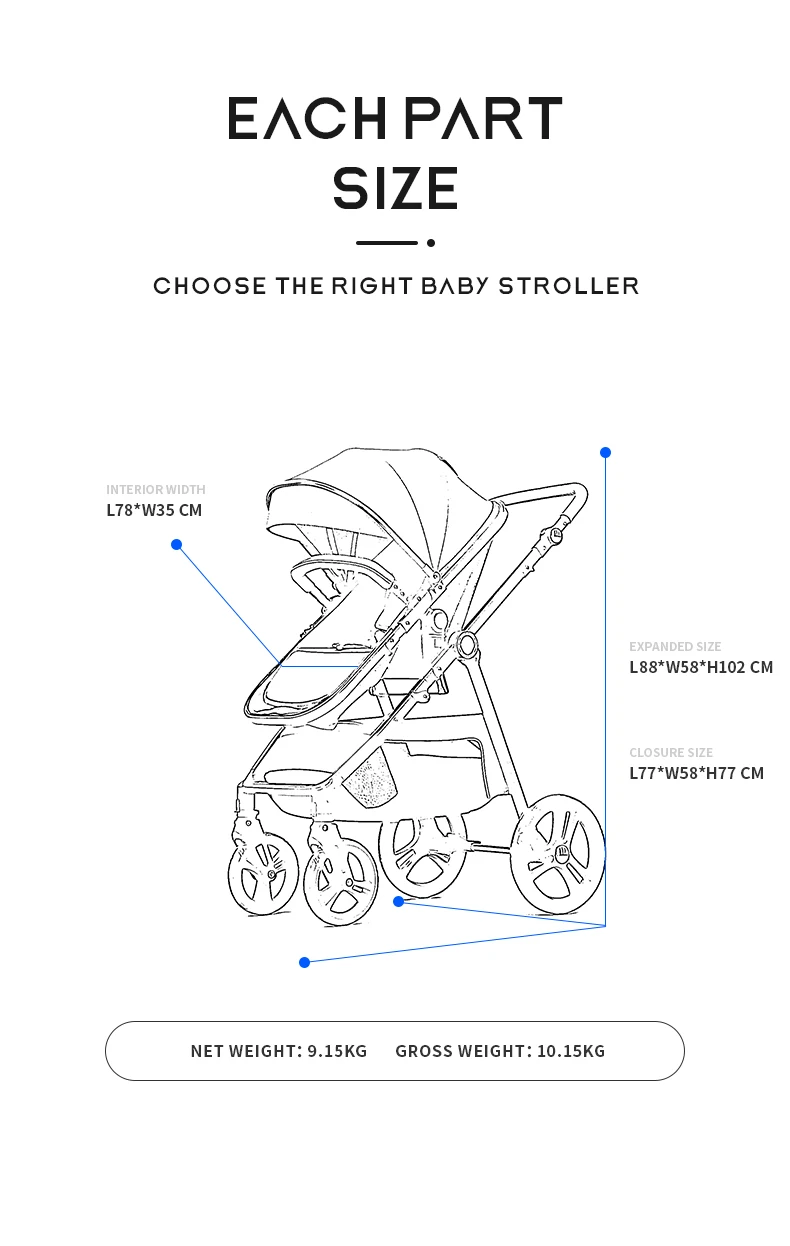 Best Quality Baby Stroller Pram 3 In 1 Buy Baby Stroller With Carseat