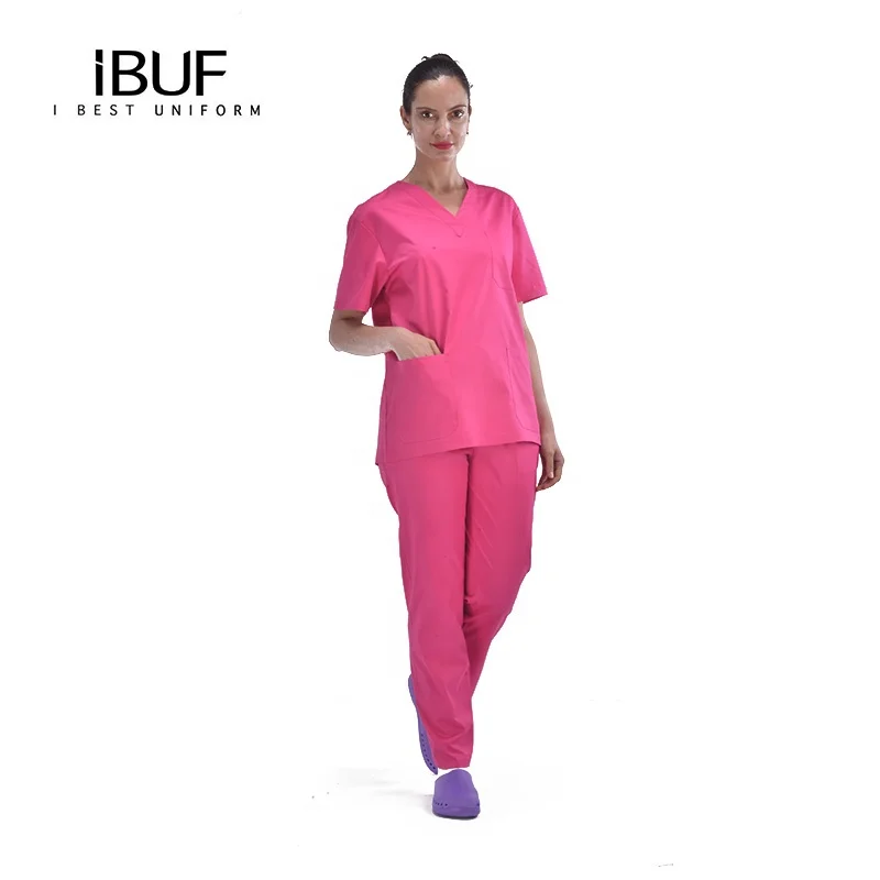 Medical Uniforms Nursing Uniforms New Design of Gaun Uniformes De Housekeeping