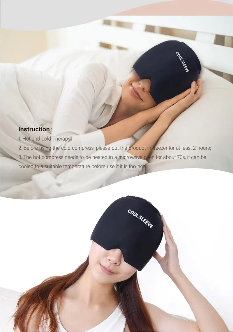 Csi Flexible Headache/migraine Pain Relief Cold Compression Migraine