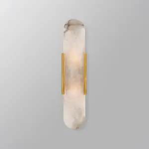 Marble Lighting Wall Bedside Bedroom Background Nordic Style Modern Marble Wall Lights