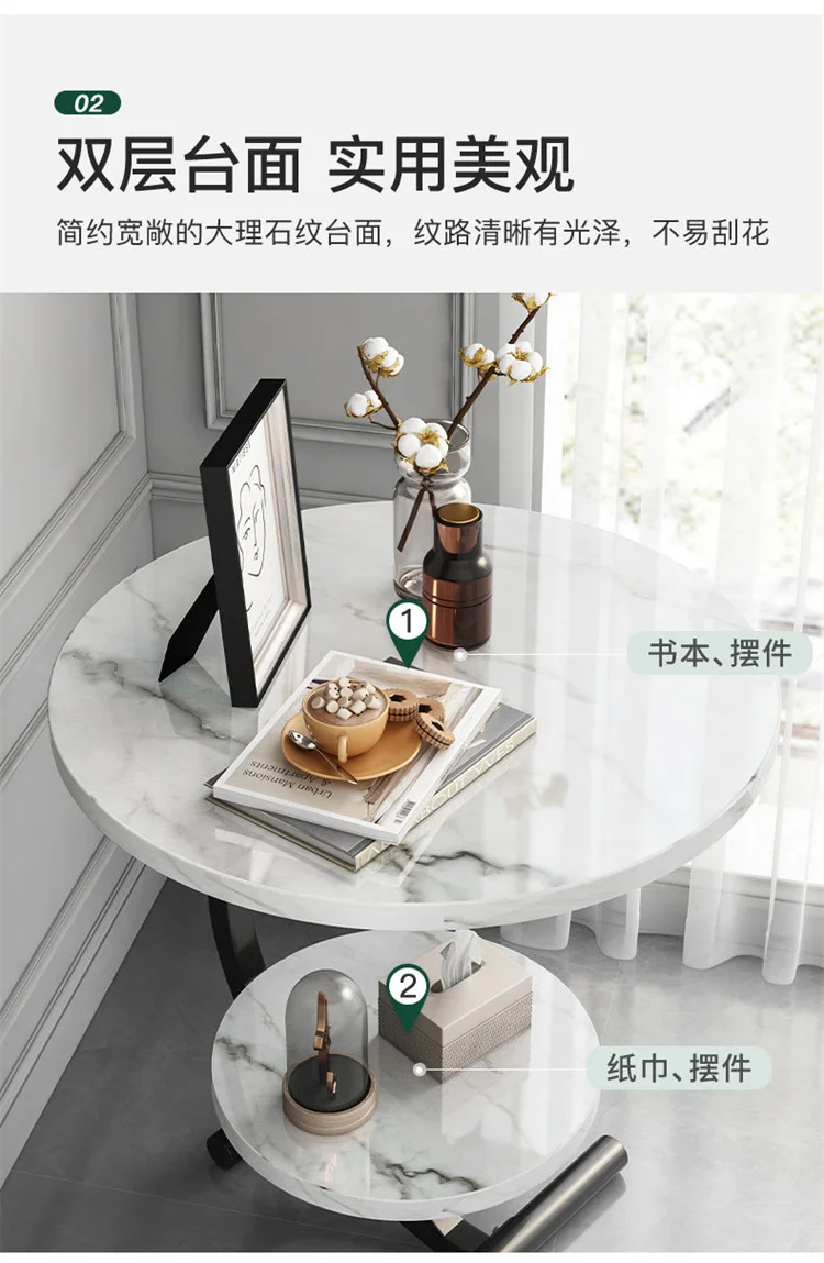 2024sofa c Shaped Folding Small Tea Nordic Round Wooden Modern Coffee Tables  for Living Room Apartment Bed Side Table Wood Home