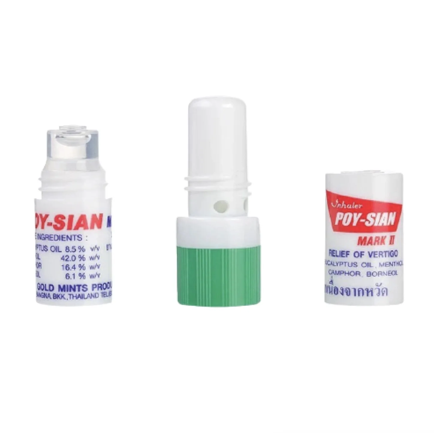 Original Poy-sian Inhaler 1.7 Ml 2 In 1 Refreshing And Aroma Oil Stick ...