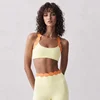 Reggiseno Halter Giallo Chiaro