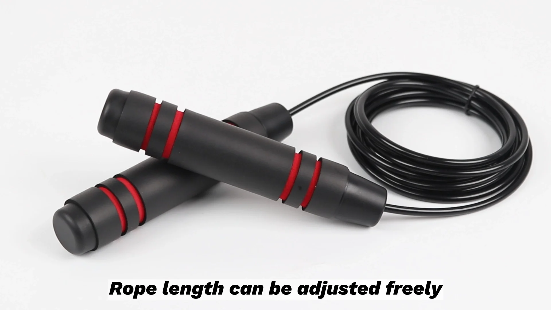 Custom Logo Fitness Weighted Speed Adjustable Gym Handle Skipping Rope