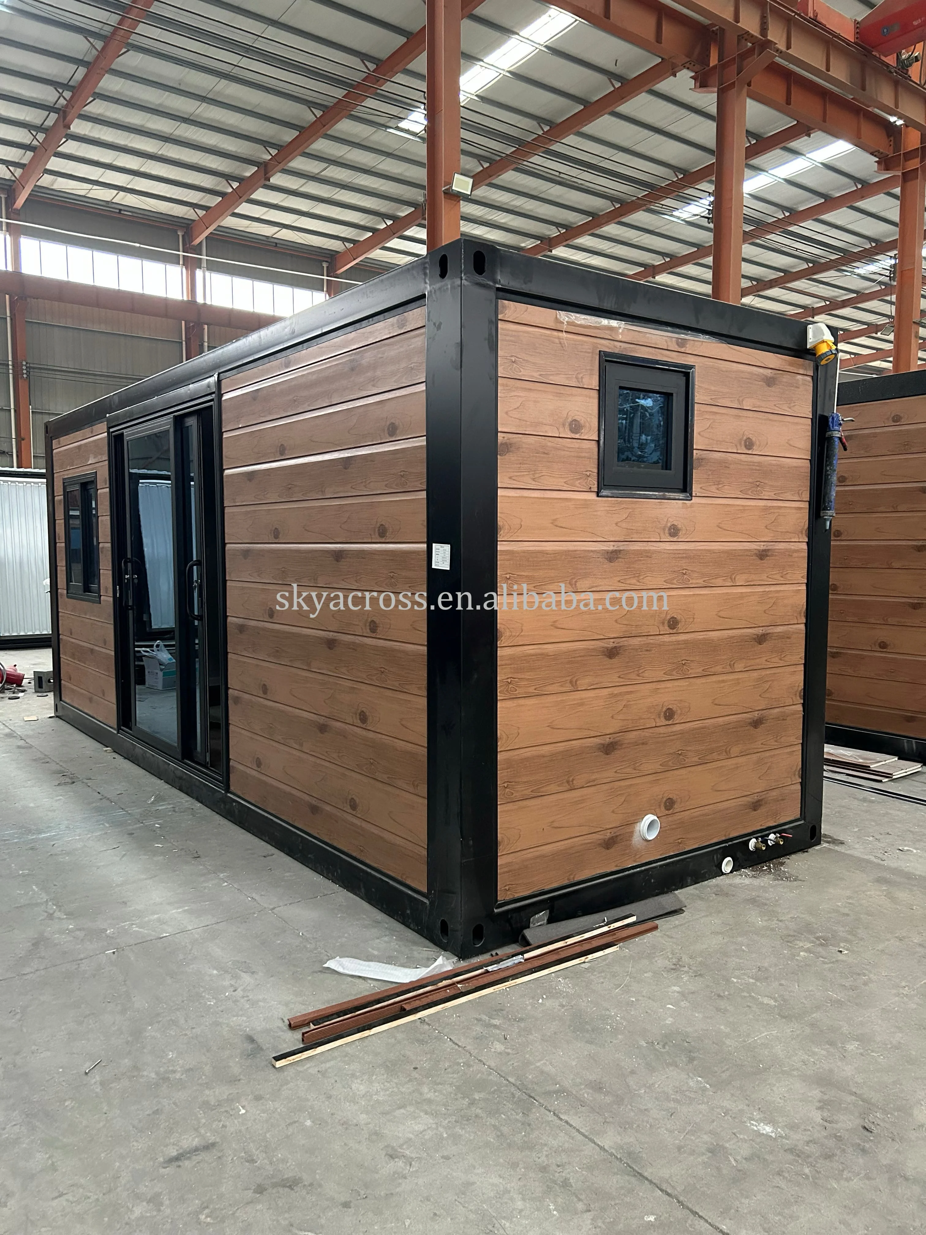 Portable Temporary Modular House Modified Luxury Villa 20ft Expandable ...
