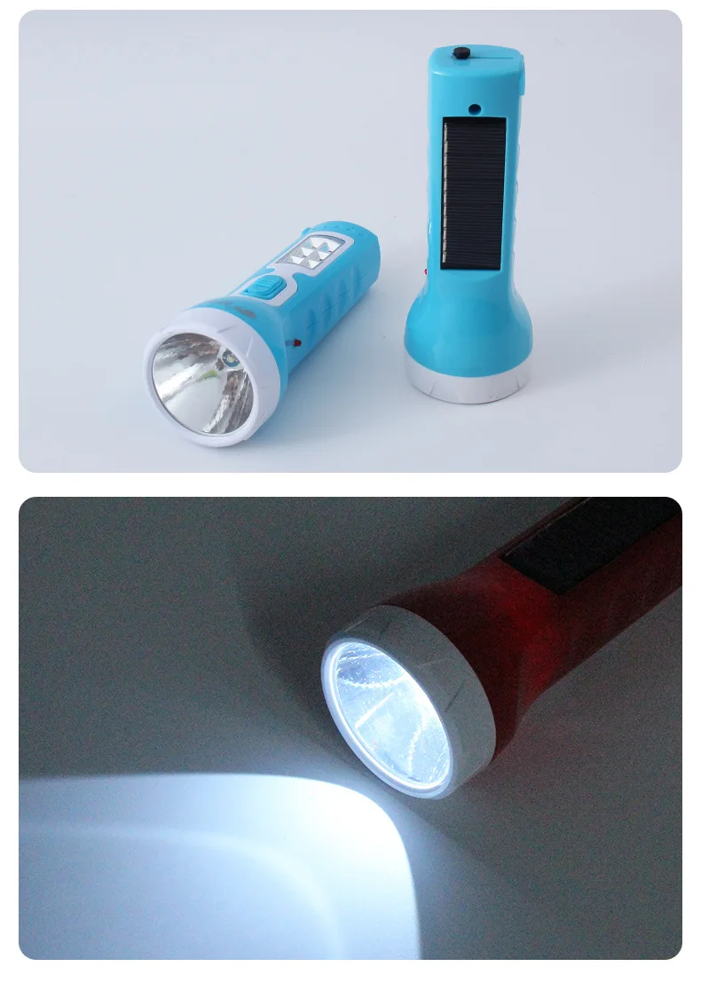 Multi-function Portable Emergency LED Rechargeable Torches Flashlights with SMD or COB Side Light for Home Camping