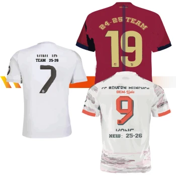 Custom Quality Thai T-Shirts OEM Football Jerseys for Adults & Children Team Name