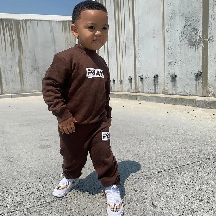 Wholesale Kids Clothes Casual Custom Kids Sweatsuit Girl And Boy Set ...