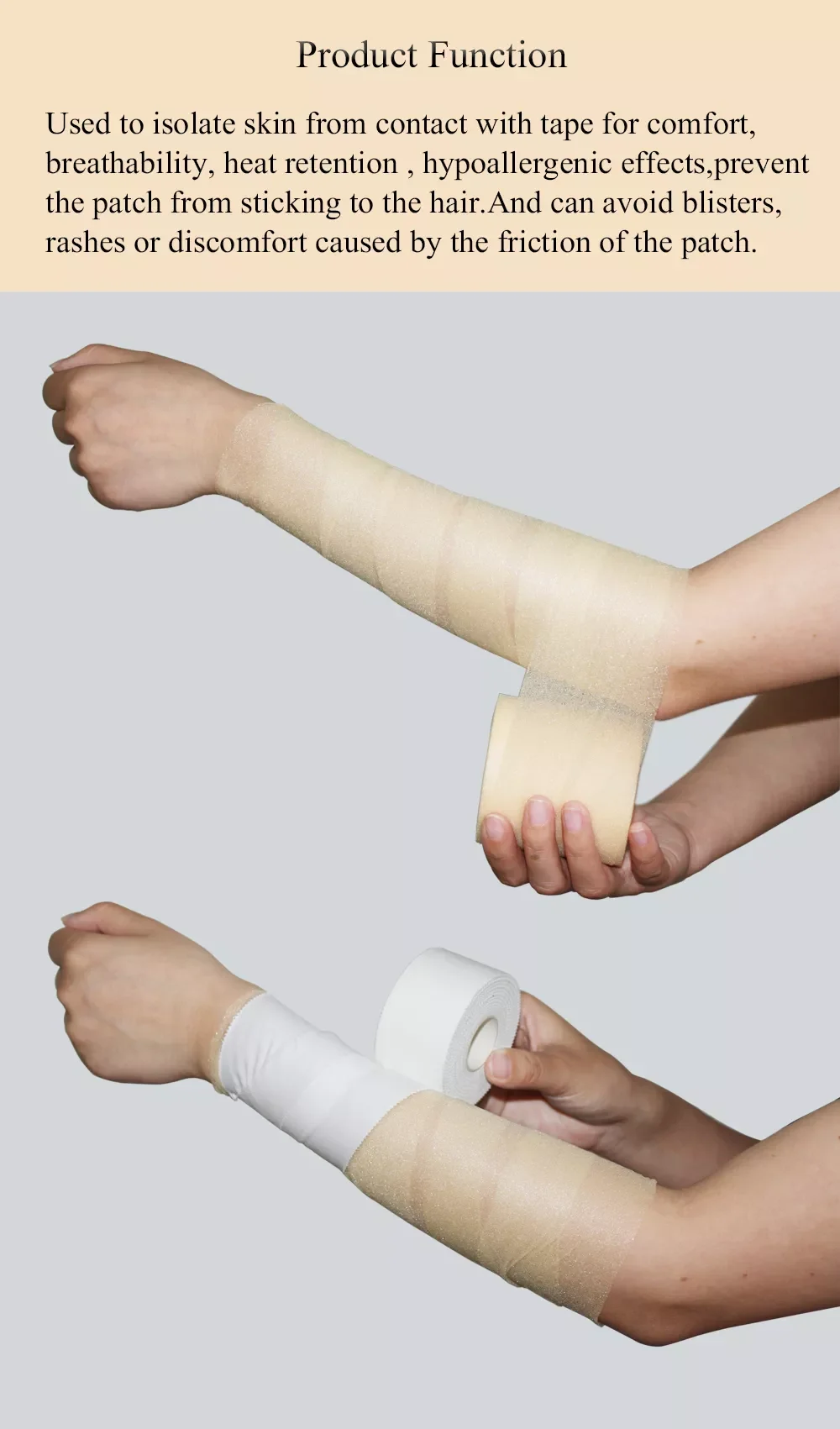 Factory Soft Sports Foam Tape Muscle Tape Foam Under Wrap Bandage Avoid