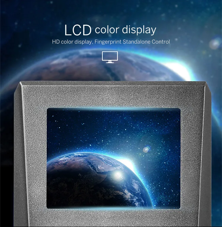 S4A F18 Large LCD Fingerprint Standalone Access Control