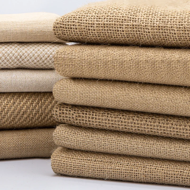 jute cotton dress material Eco-Friendly Jute Cotton Fabric for Upholstery and Curtains