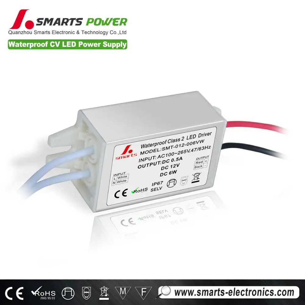 3w 6w Led Driver Constant Voltage Ac 220v Dc 12v Power Supply