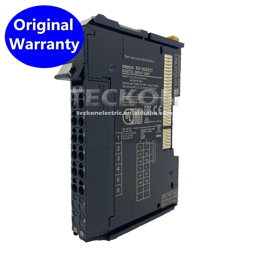 Uusi alkuperäinen NX-ID3317 digitaalinen I/O DC-syöttöyksikkö NX-sarjan CPU-syöttöyksikkö PLC-ohjelmointiin