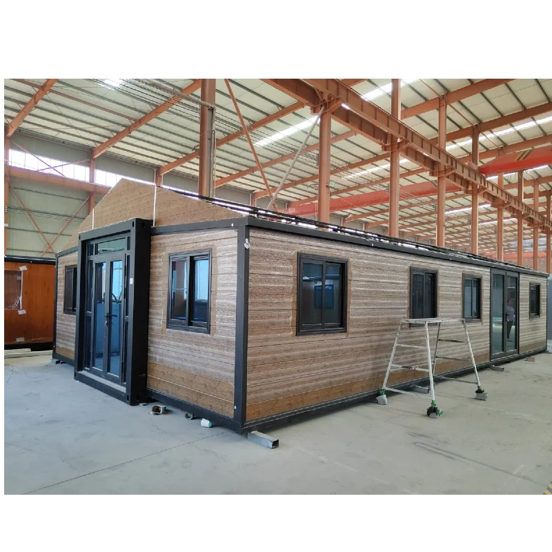prefabricated expandable container house 40ft with 3 bedrooms 1bathroom 1kitchen adapting to different locations easily