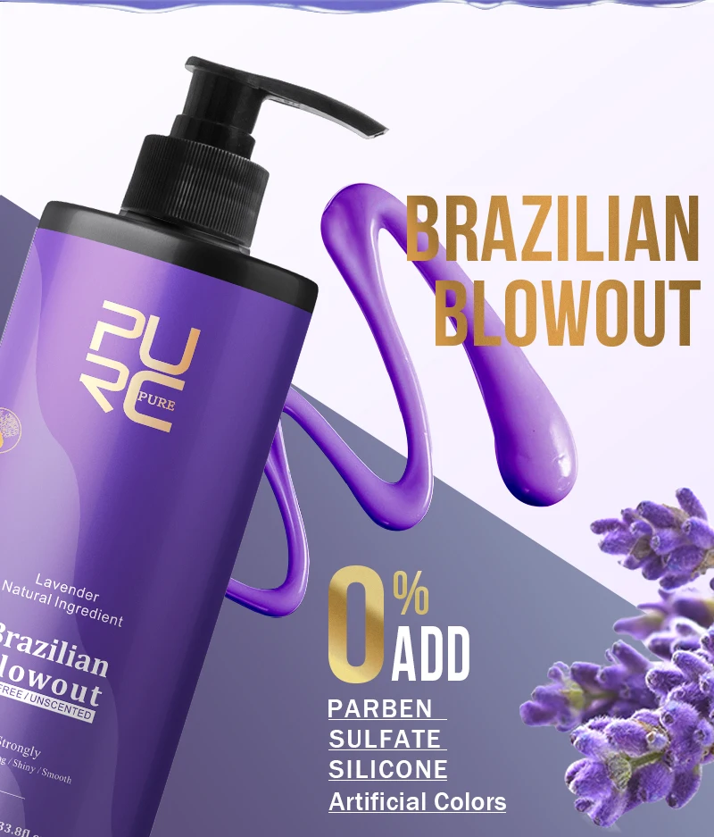 PURC Brazilian keratin hair straightening cream