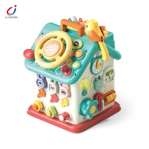 Chengji Educational Kits Toys Early Development Multi-functional Montessori Busy Cube for Babies Toddlers Sensory Travel Toys