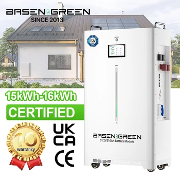 Basengreen LiFePO4 solar storage battery 16kWh 51.2V 314Ah