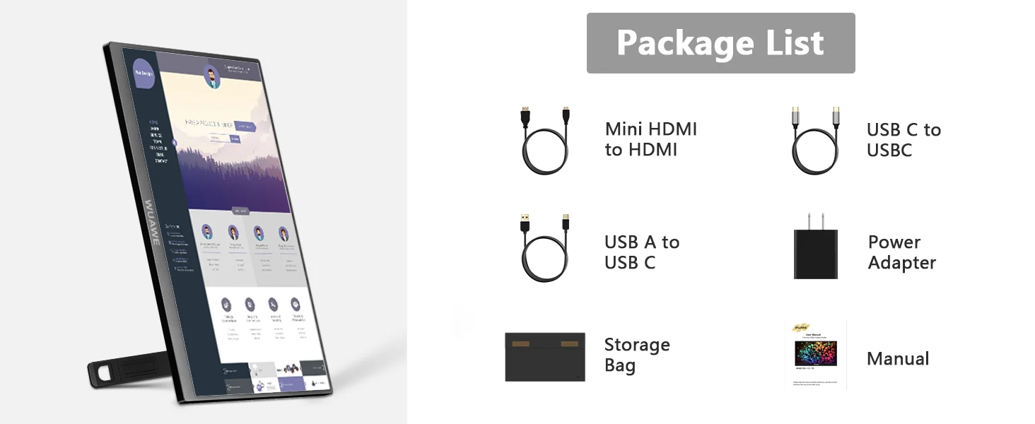 New Trending 120hz 16 inch Gaming Portable Monitor for Laptop, 1200P Colorful Display LCD FHD External Second Computer Screen