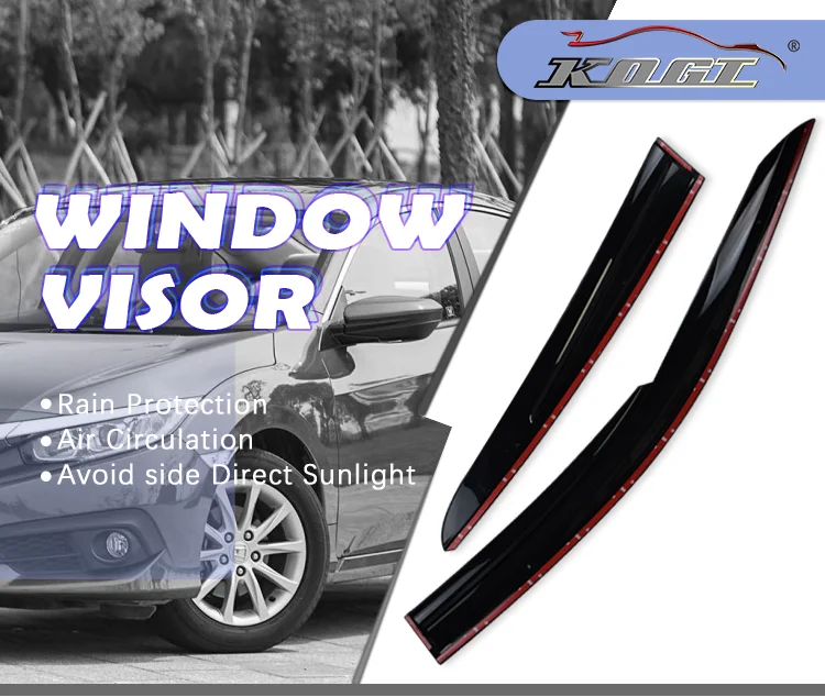 High Quality Custom Sun Visor Window Deflectors Car Rain Guard Door
