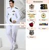 White jacket+Pants+7 accessories