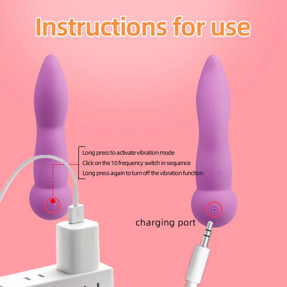 FAAK Toys Finger Anal Plug Dildo Vibrator Sex Toys for Women Clitoris  Stimulator Prostate Massage Vibrating Adult Butt Plug