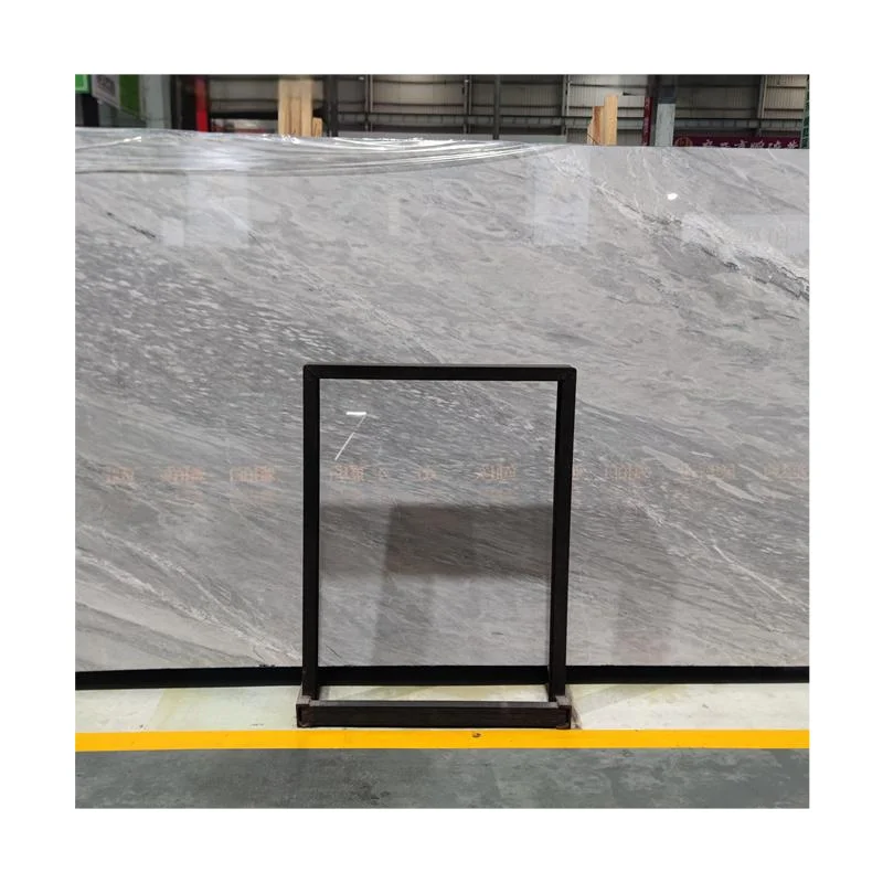 현대적인 라이트 그레이 대리석 광택 마감 슬래브, 1년 보증 – 호텔 인테리어용 대리석 슬래브 솔루션 제공 역량
